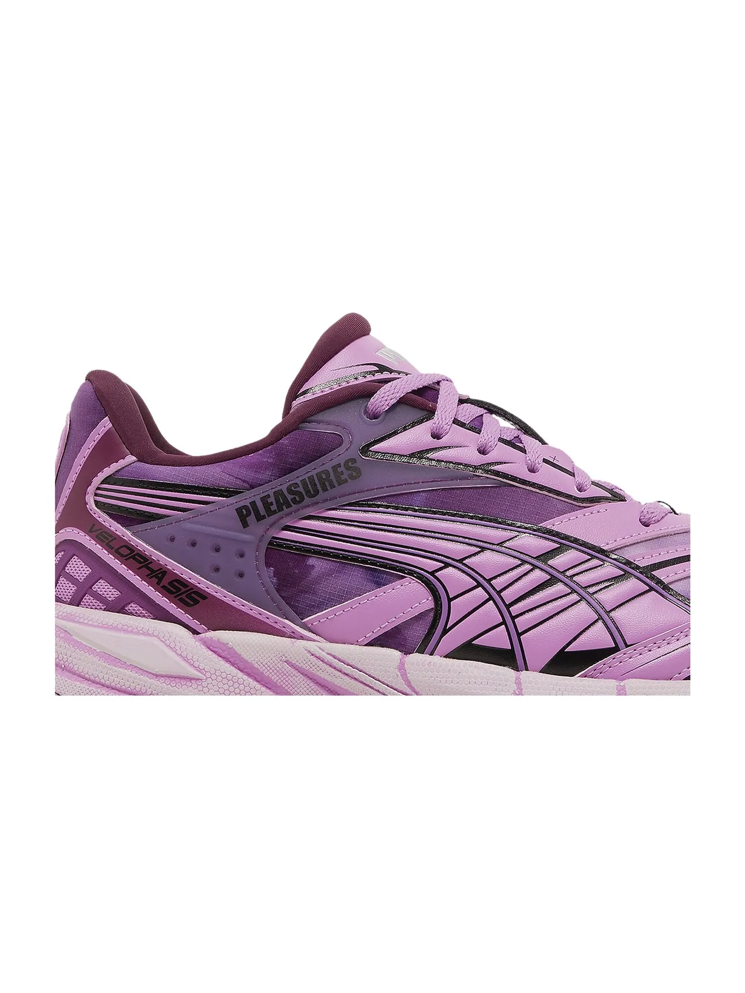 Кроссовки Puma Velophasis x Pleasures — изображение 2 из 8, винный