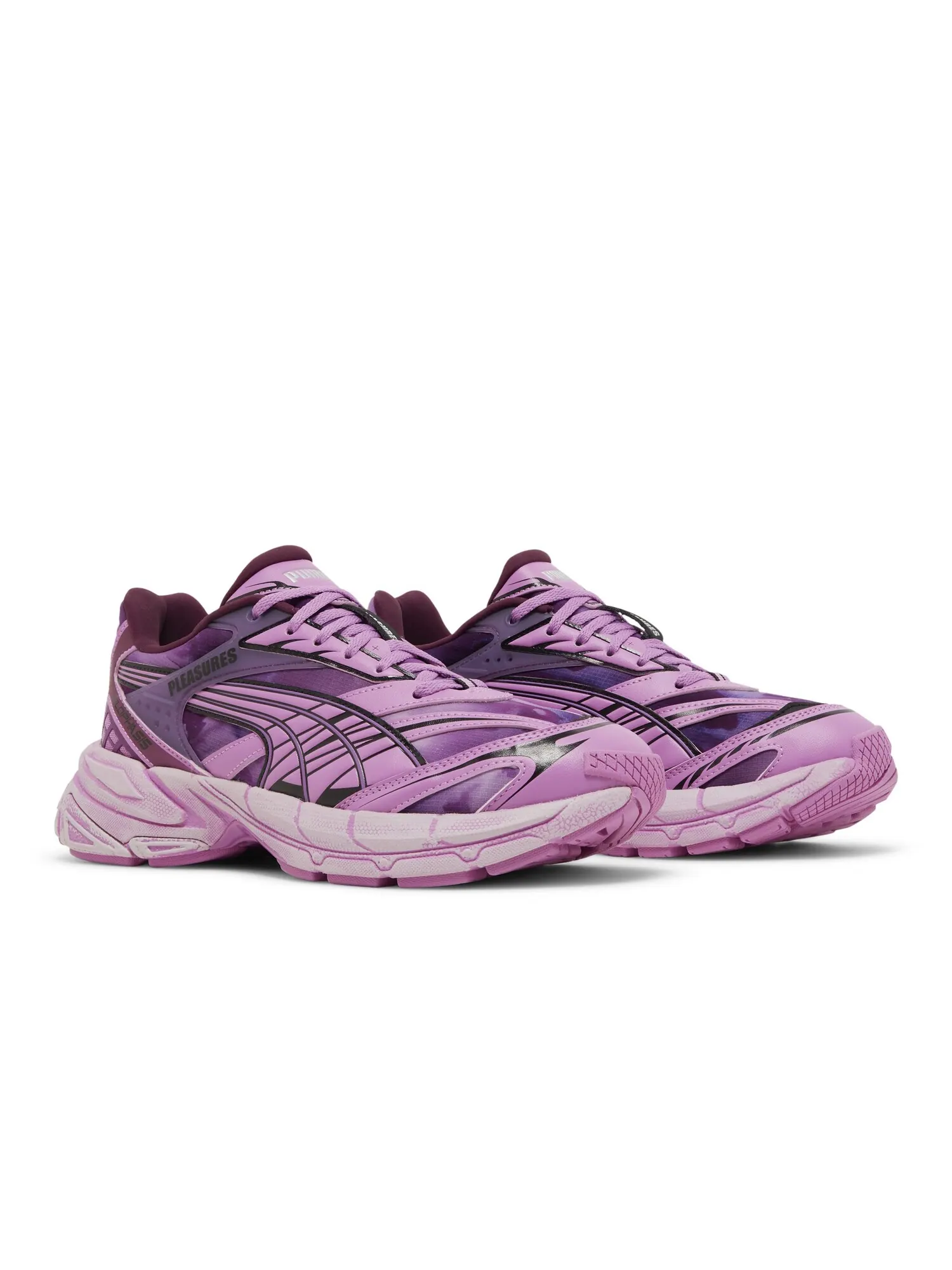 Кроссовки Puma Velophasis x Pleasures — изображение 8 из 8, винный