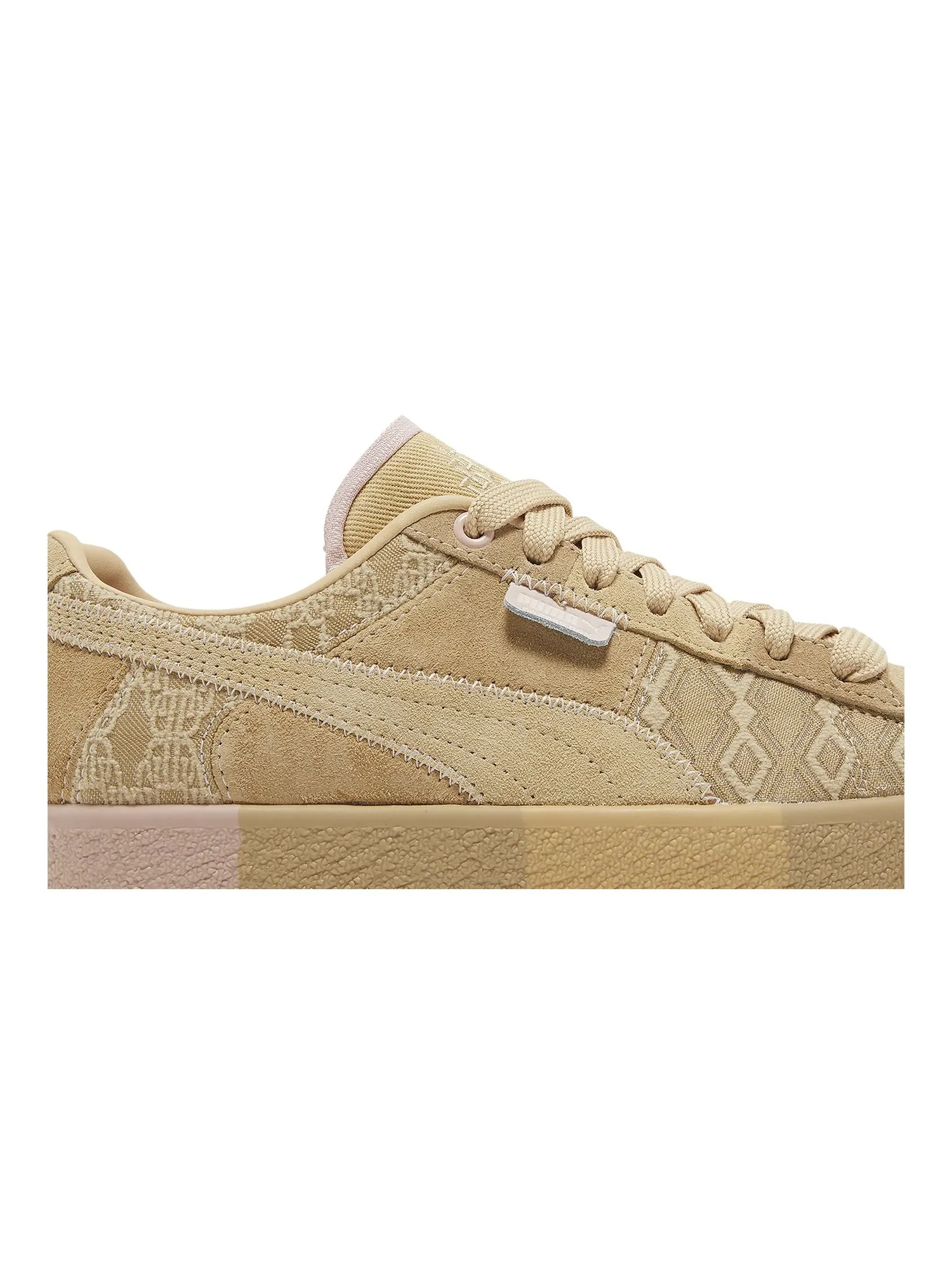 Кроссовки Dapper Dan x Wmns Clyde Vintage Puma — изображение 2 из 8, розовый