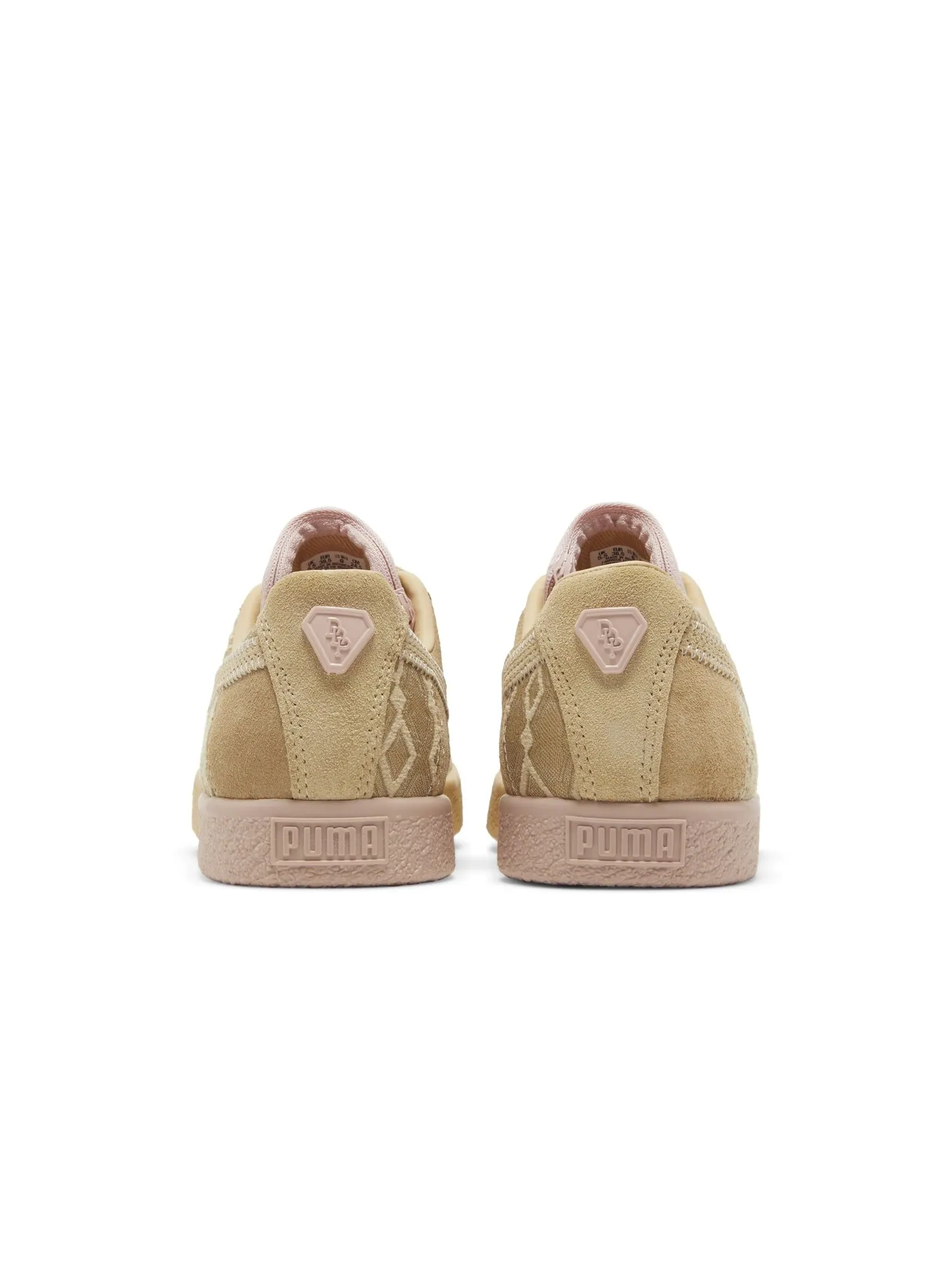 Кроссовки Dapper Dan x Wmns Clyde Vintage Puma — изображение 6 из 8, розовый