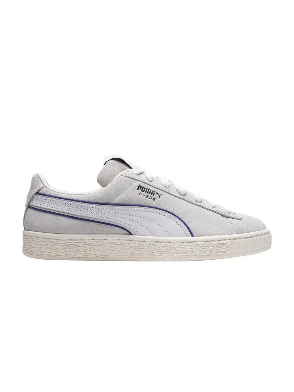 Кроссовки Lauren London x Suede Puma — изображение 1 из 1, белый/фиолетовый