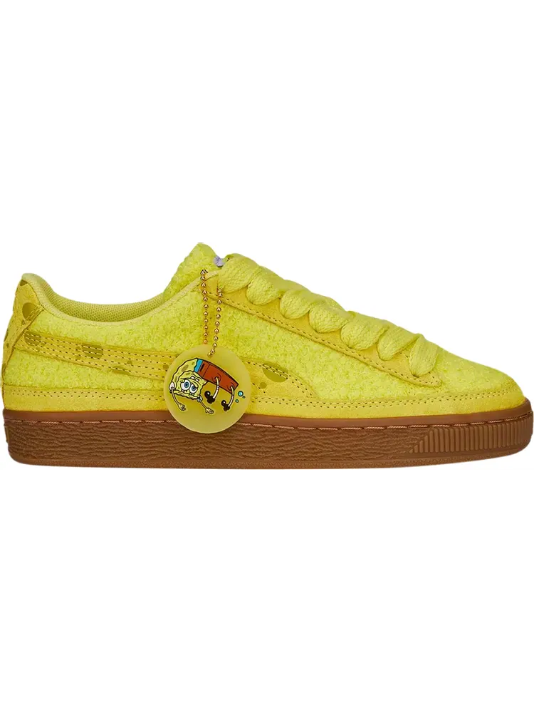 Кроссовки Puma SpongeBob SquarePants x Suede Jr SpongeBob — изображение 1 из 1, желтый