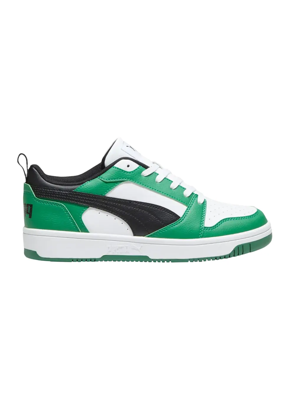 Кроссовки Rebound V6 Low Puma — изображение 1 из 1, белый/черный/зеленый