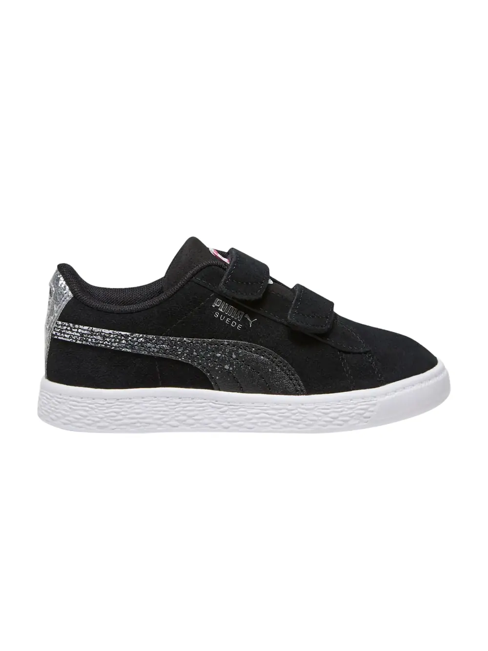 Кроссовки Suede Classic Little Kid Puma — изображение 1 из 1, черный/серебристый