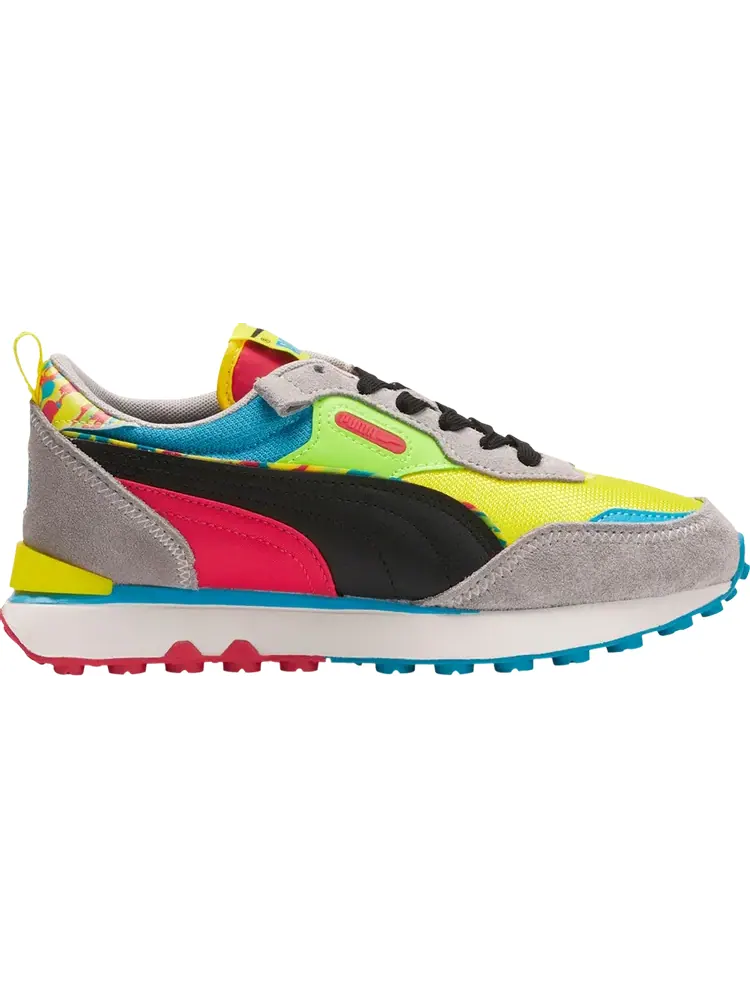 Кроссовки Puma Rider FV Big Kid Charcoal & Paint — изображение 1 из 1, желтый