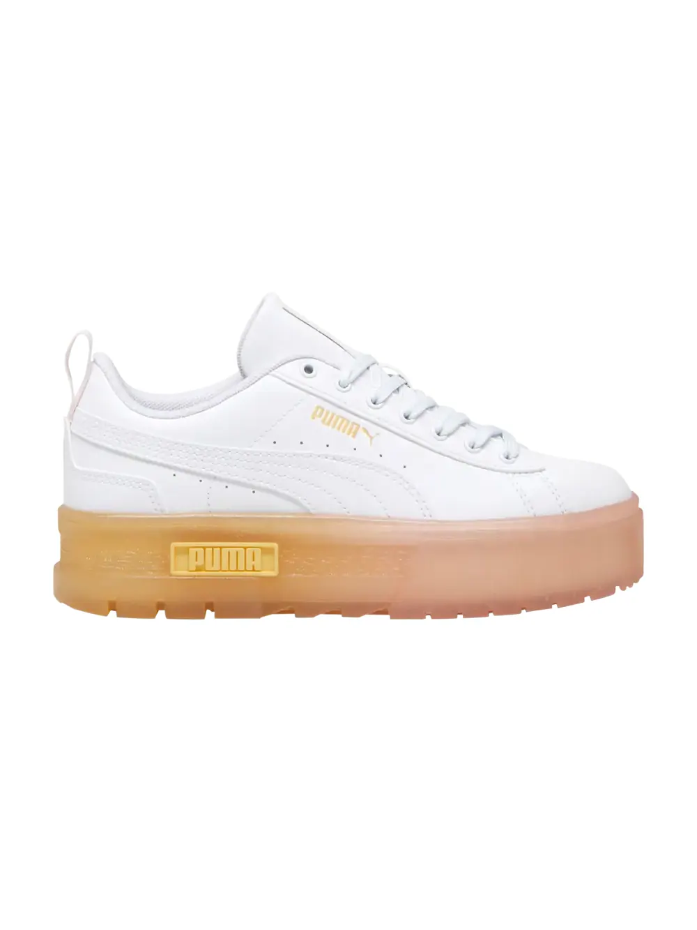 Кроссовки Wmns Mayze Puma — изображение 1 из 1, белый/розовый
