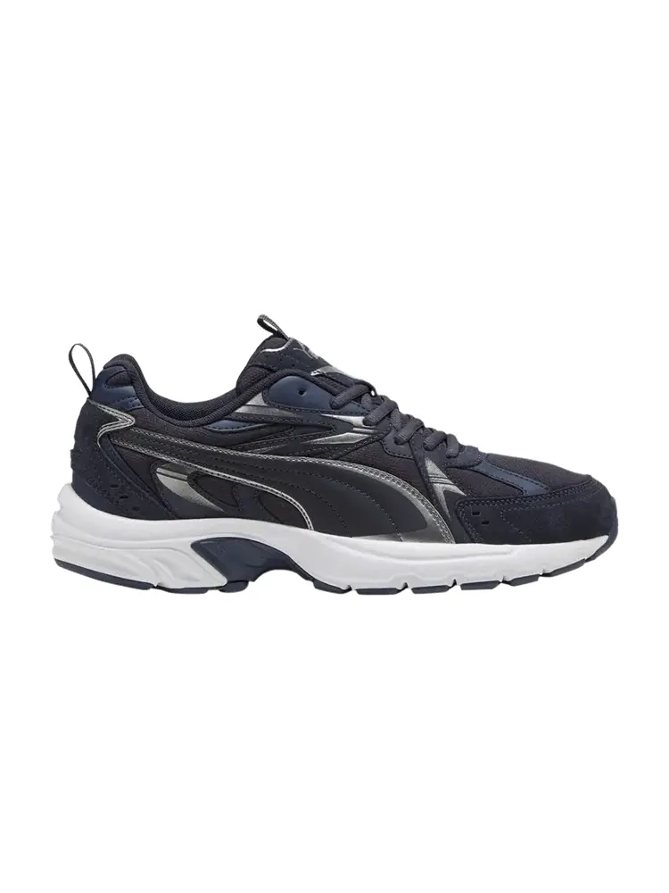 Кроссовки Milenio Tech Suede 'New Navy Aged Silver' — изображение 1 из 1, темно-синий серебристый