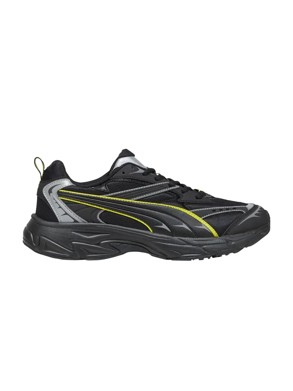 Кроссовки Morphic Reflective Puma — изображение 1 из 1, черный/желтый