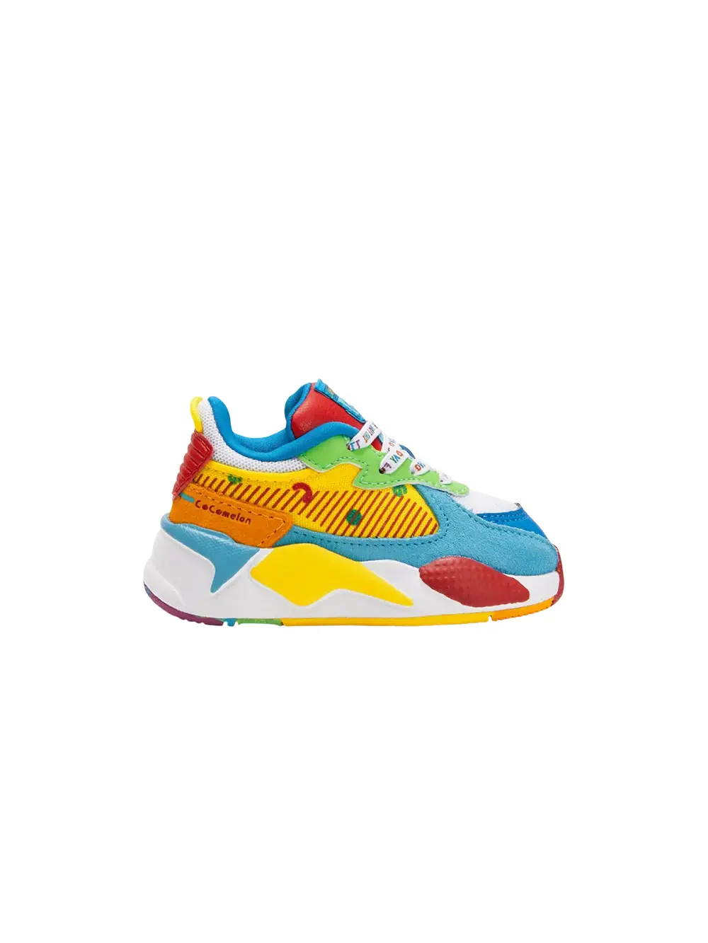 Кроссовки Cocomelon x RS-X Infant Puma — изображение 1 из 1, белый/желтый/красный