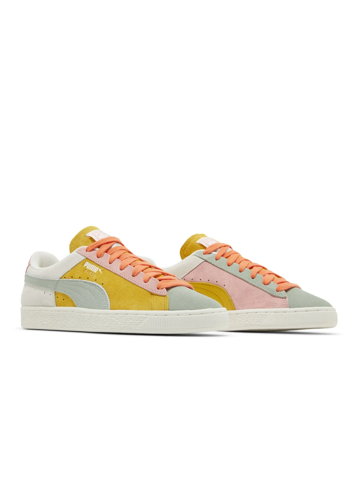 Кроссовки Suede Puma — изображение 8 из 8, белый/желтый