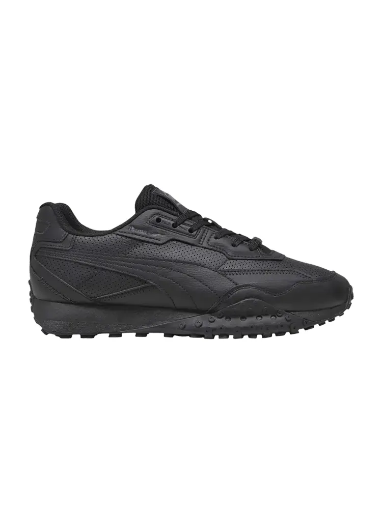 Кроссовки Blacktop Rider Leather 'Black' — изображение 1 из 1, черный