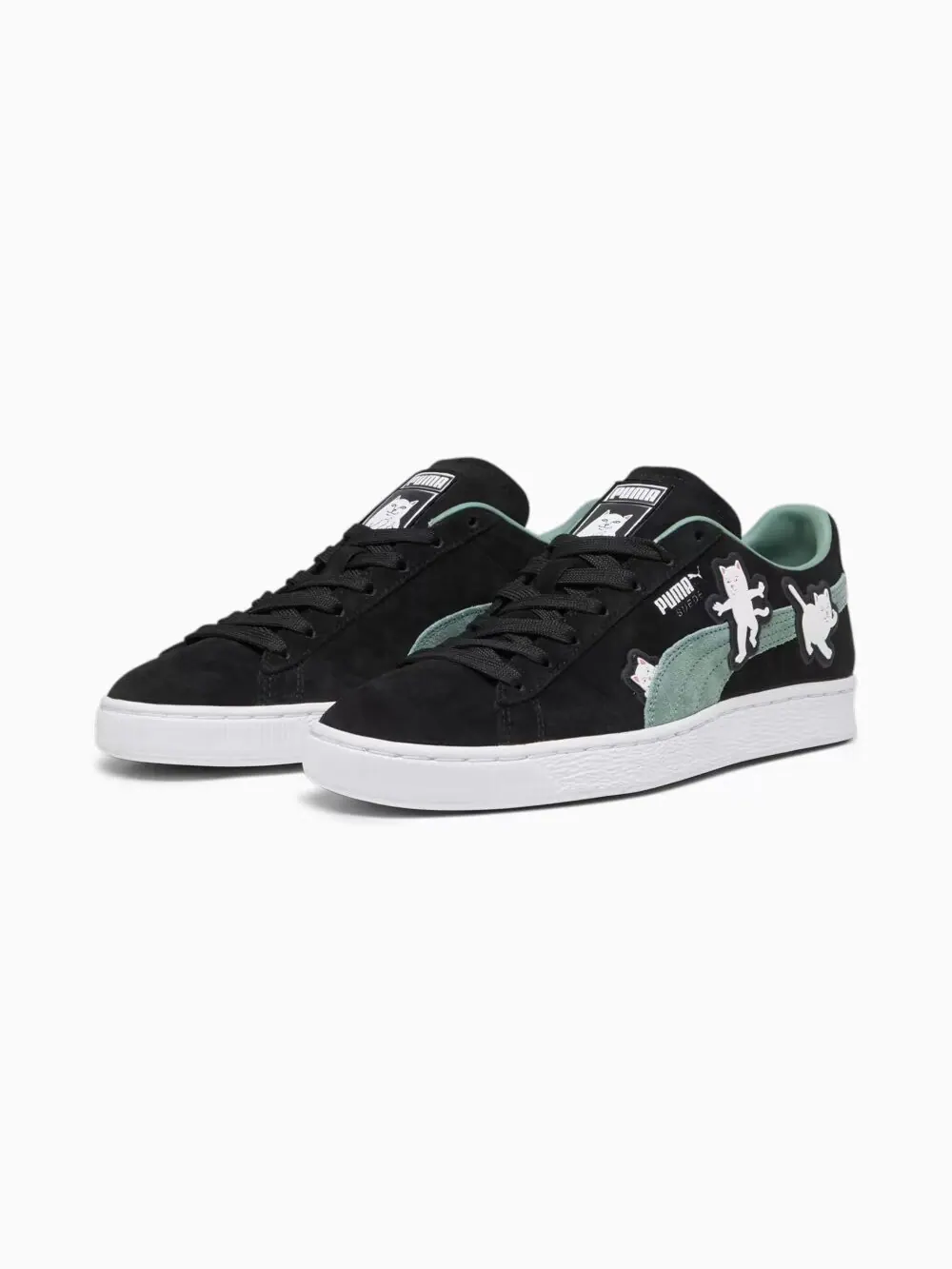 Кроссовки Puma x Ripndip Suede 'Lord Nermal' — изображение 2 из 8, черный