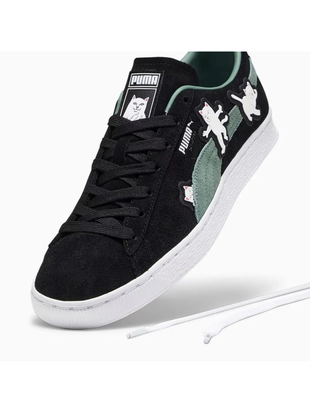 Кроссовки Puma x Ripndip Suede 'Lord Nermal' — изображение 4 из 8, черный