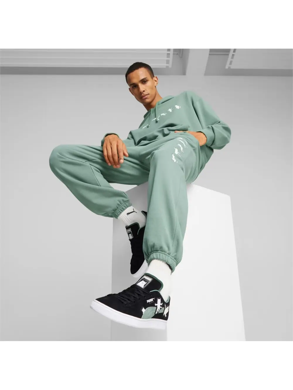 Кроссовки Puma x Ripndip Suede 'Lord Nermal' — изображение 8 из 8, черный
