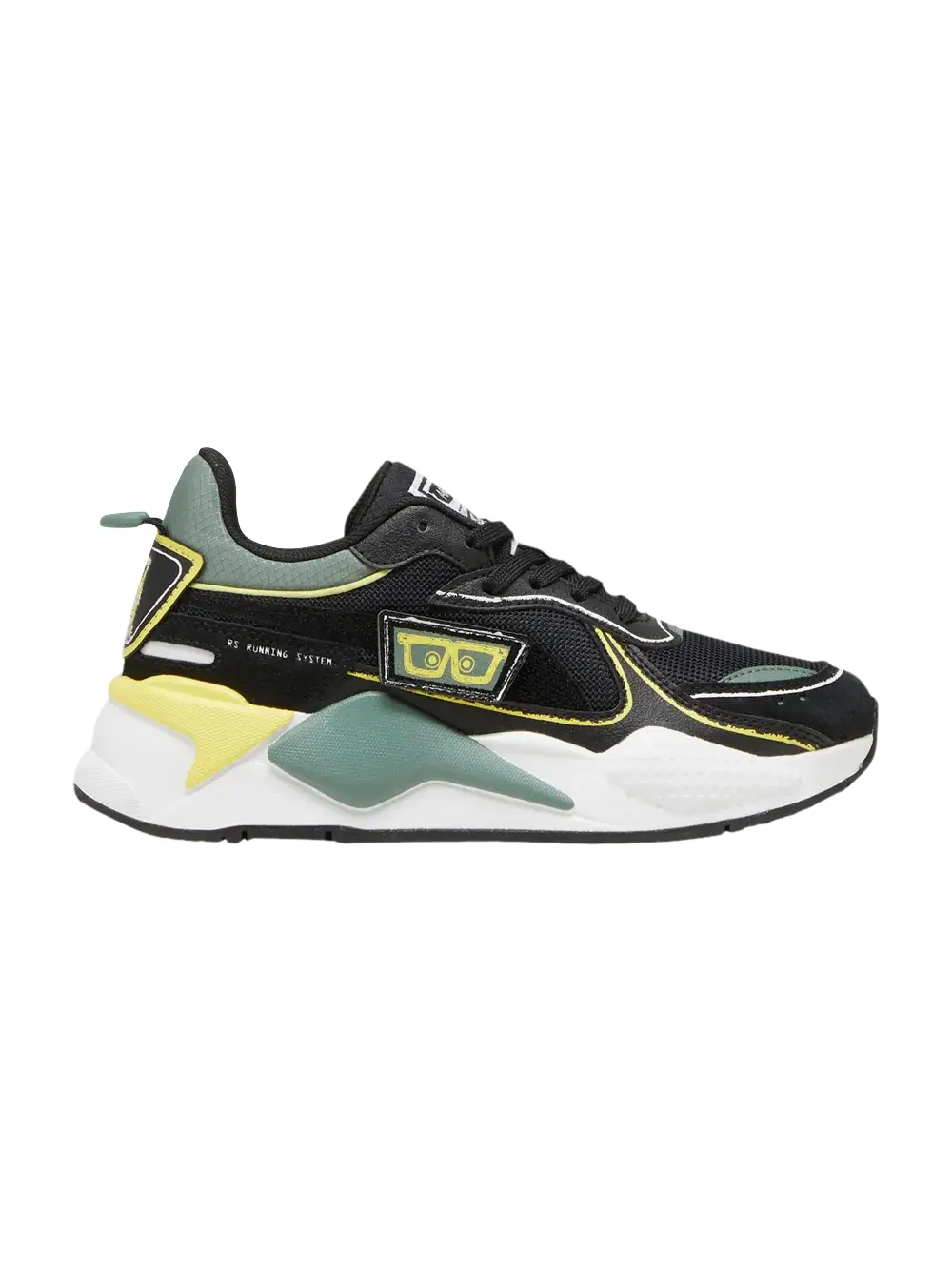 Кроссовки SpongeBob SquarePants x RS-X Big Kids Glasses' Puma — изображение 1 из 1, черный