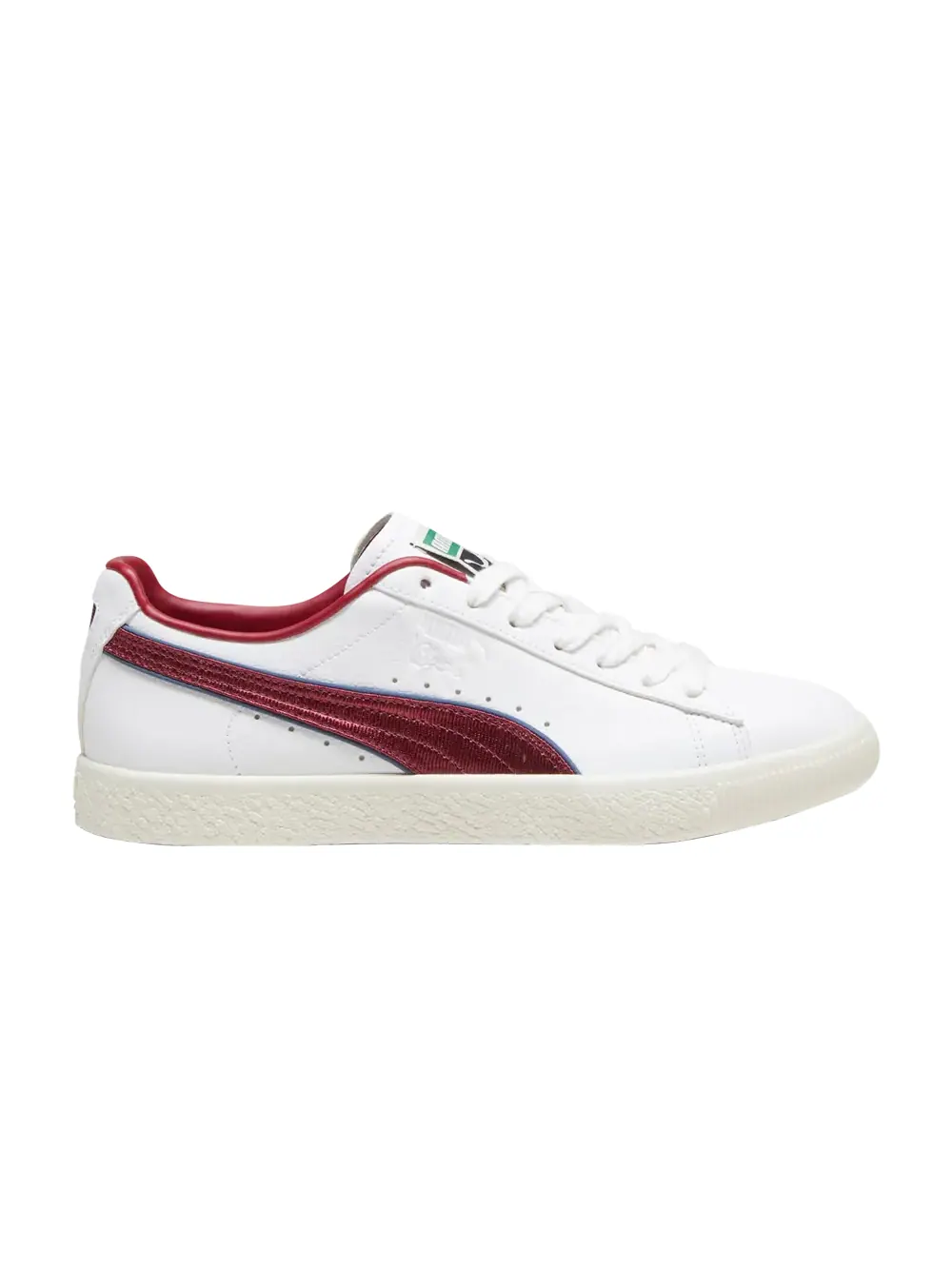Кроссовки Clyde Puma — изображение 1 из 1, белый/красный