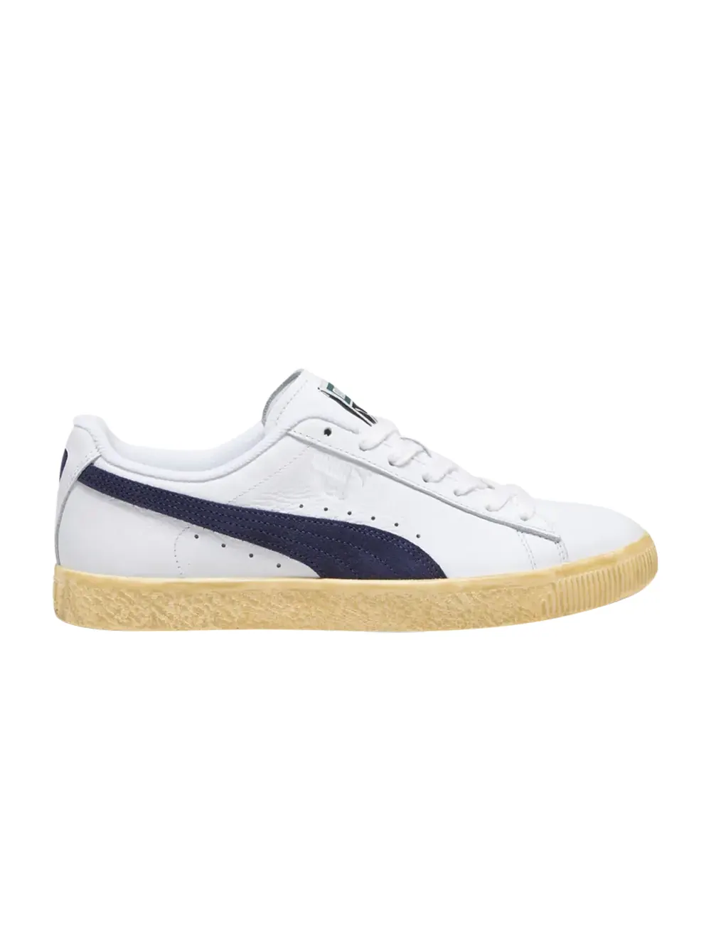 Кроссовки Clyde Vintage Puma — изображение 1 из 1, белый/темно-синий