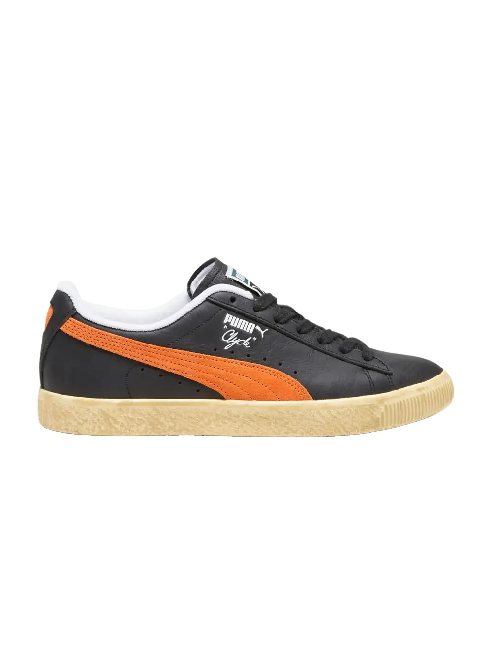 Кроссовки Clyde Vintage Puma — изображение 1 из 1, черный/оранжевый