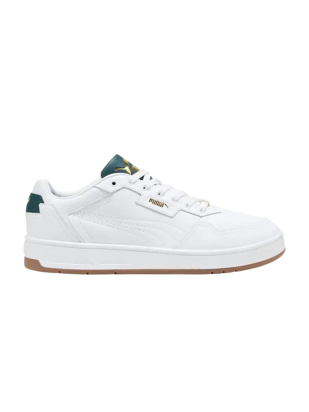 Кроссовки Puma Court Classic Lux — изображение 1 из 1, белый/зеленый
