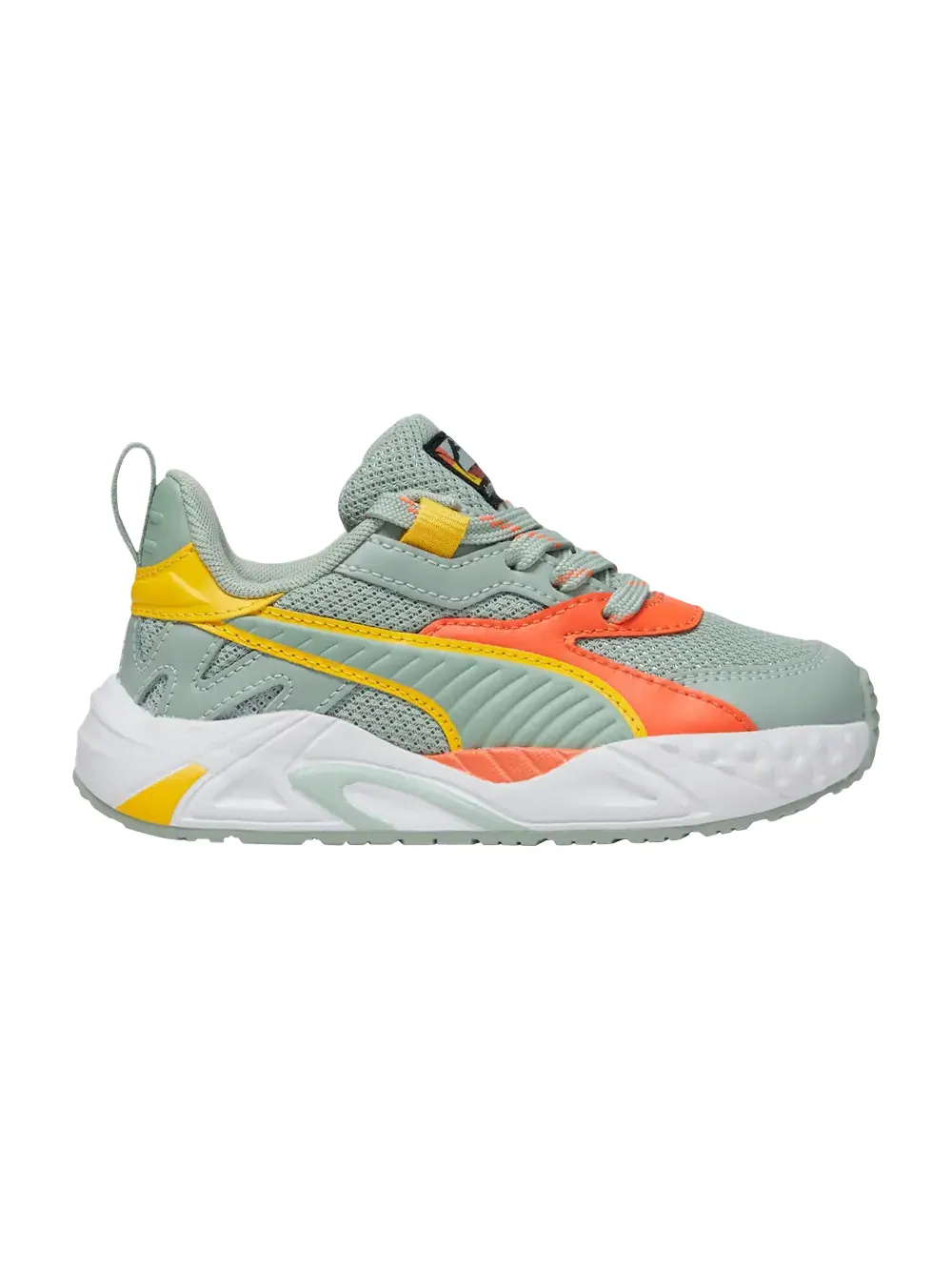 Кроссовки RS-TRCK Little Kid Puma — изображение 1 из 1, зеленый//желтый