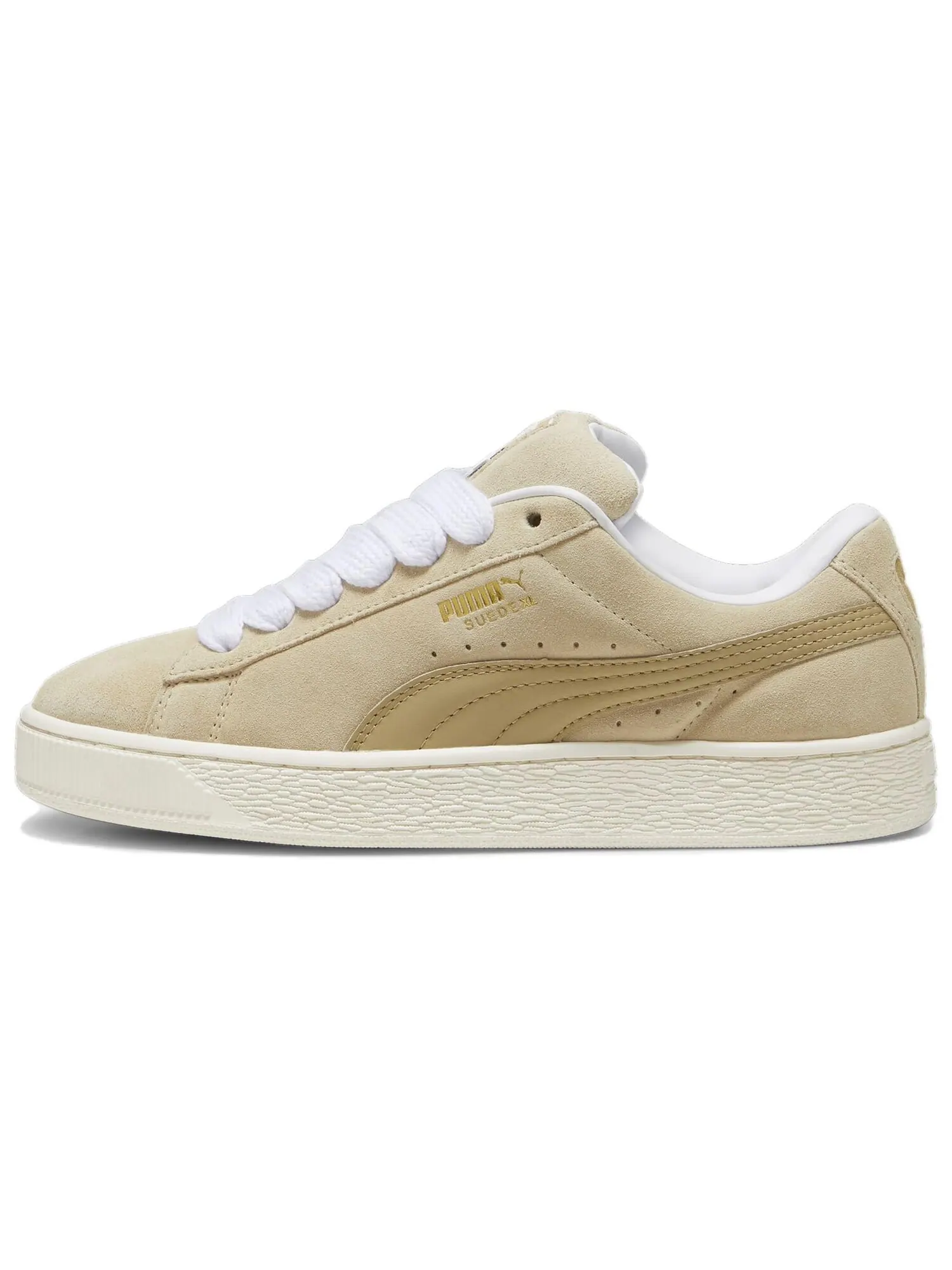 Кеды PUMA Suede XL Series Skateboard Unisex Low-Top — изображение 1 из 4, бежевый/коричневый