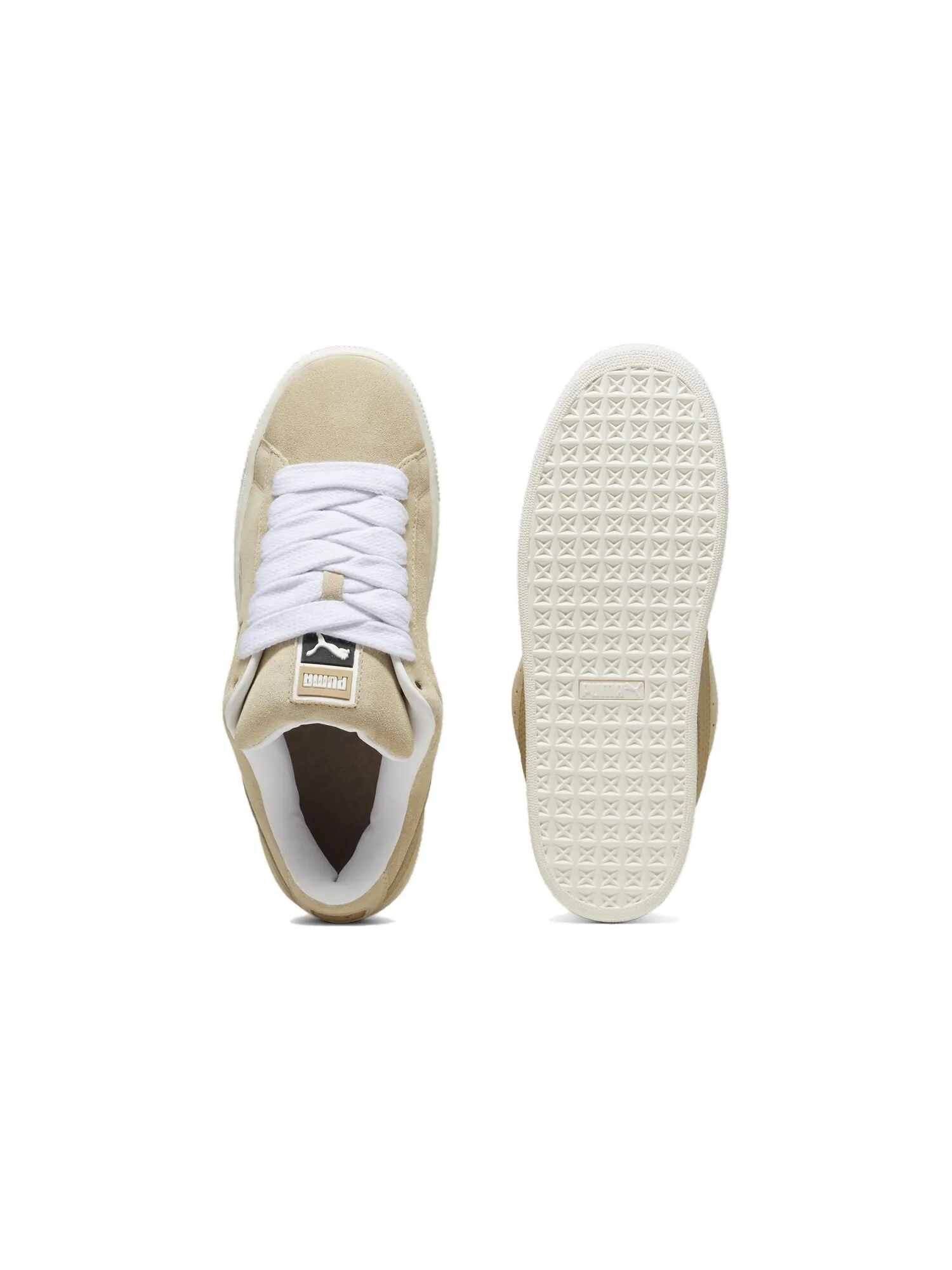 Кеды PUMA Suede XL Series Skateboard Unisex Low-Top — изображение 4 из 4, бежевый/коричневый