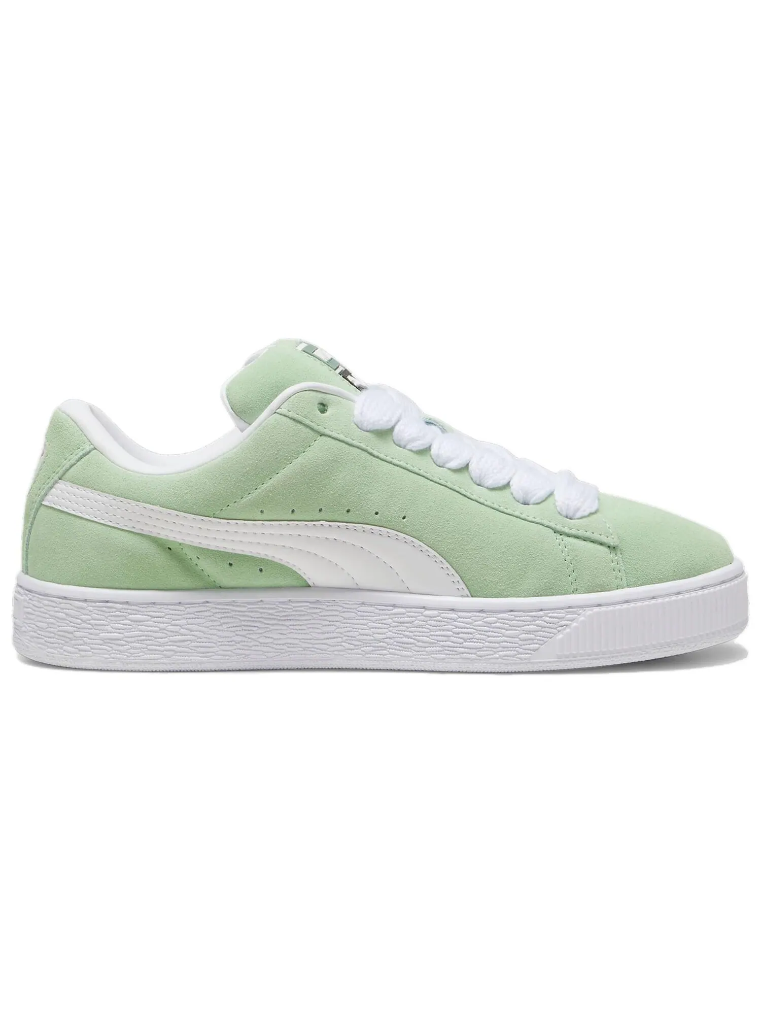 Кеды PUMA Suede XL Series Skateboard Unisex Low-Top — изображение 2 из 5, светло-зеленый/белый