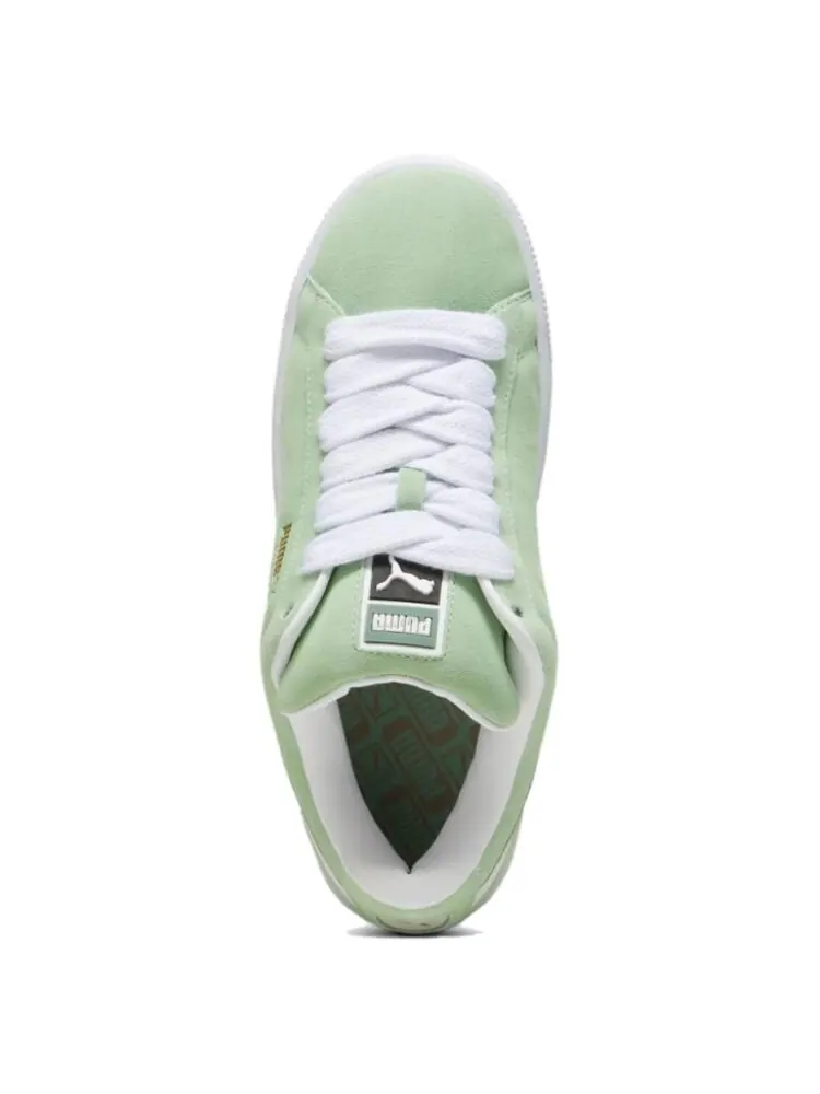 Кеды PUMA Suede XL Series Skateboard Unisex Low-Top — изображение 4 из 5, светло-зеленый/белый