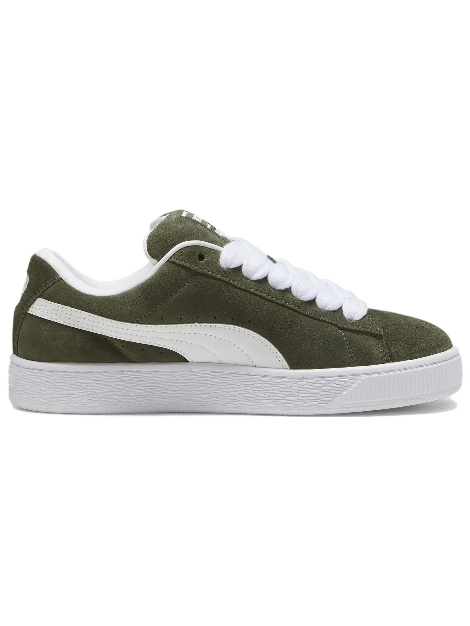 Кеды PUMA Suede XL Series Skateboard Unisex Low-Top — изображение 2 из 4, зеленый/белый