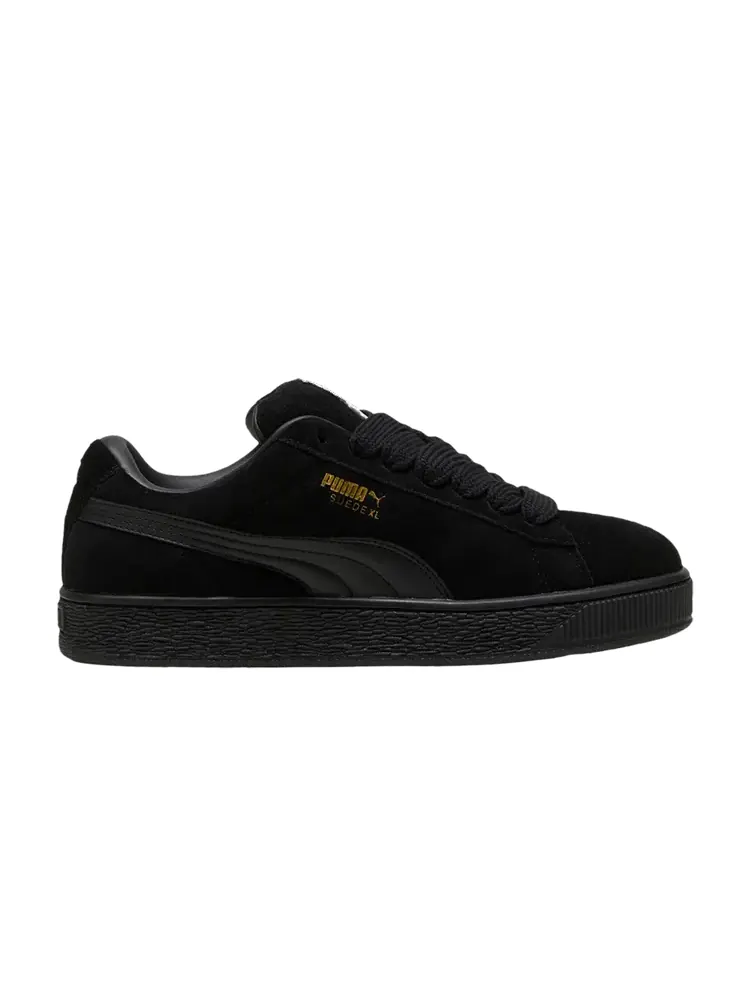 Кроссовки Puma Suede XL Black Gold — изображение 1 из 1, черный золотистый