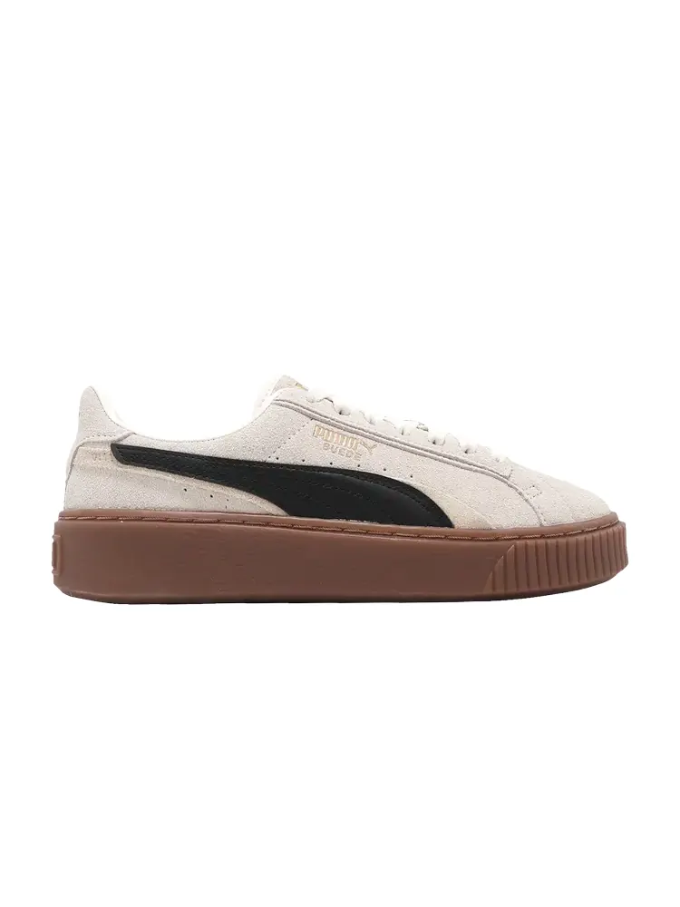 Кроссовки Wmns Suede Platform Double FS — изображение 1 из 1, слоновая кость черный