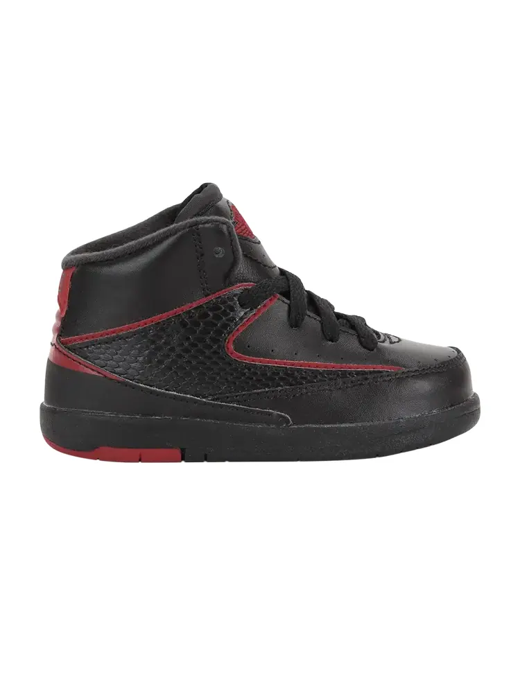 Кроссовки Air Jordan 2 Retro BT 'Black Varsity Red' — изображение 1 из 4, черный