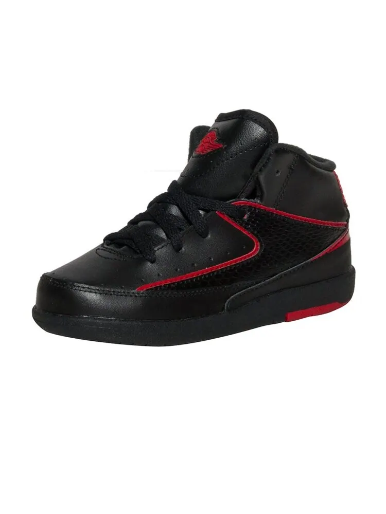 Кроссовки Air Jordan 2 Retro BT 'Black Varsity Red' — изображение 3 из 4, черный