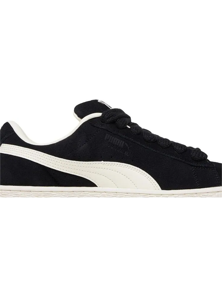 Кроссовки Pleasures x Suede XL 'Black Frosted Ivory' — изображение 2 из 4, черный