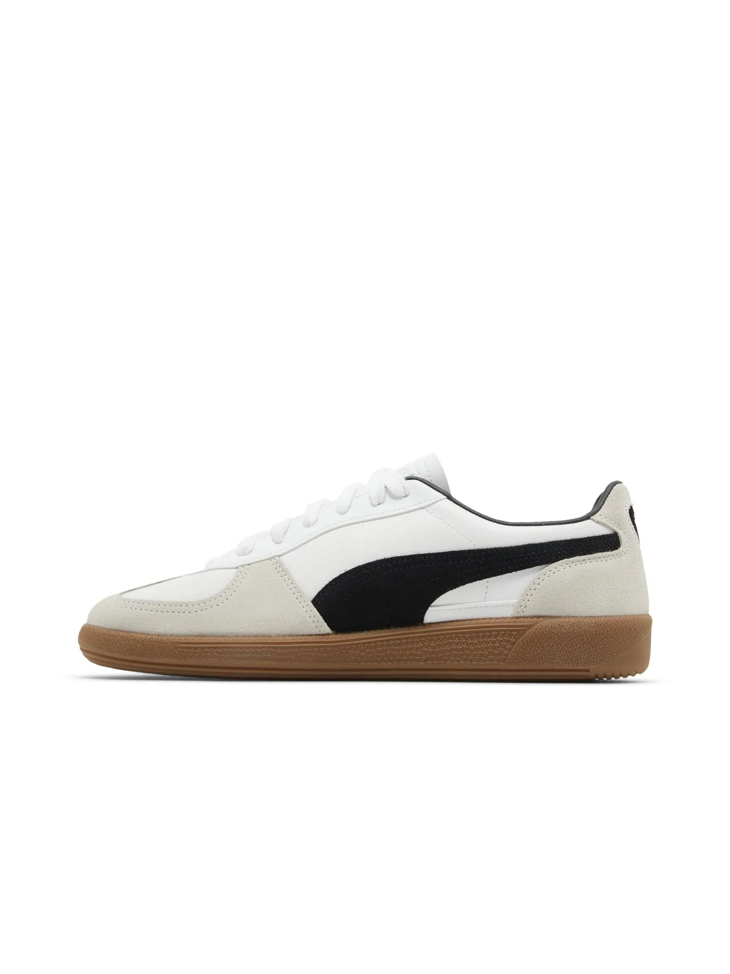 Кроссовки Puma Palermo Leather — изображение 1 из 8, белый/серый