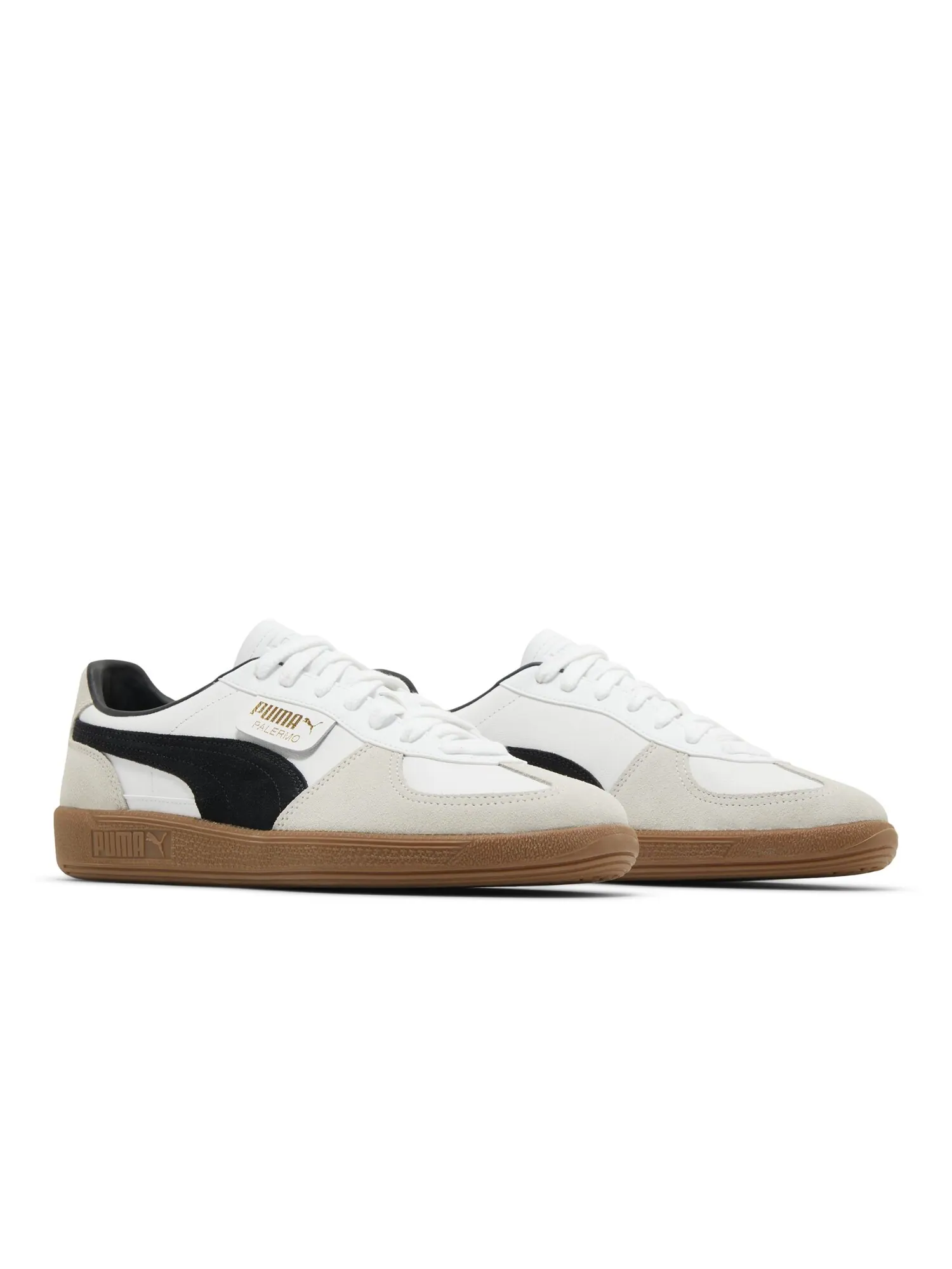 Кроссовки Puma Palermo Leather — изображение 8 из 8, белый/серый
