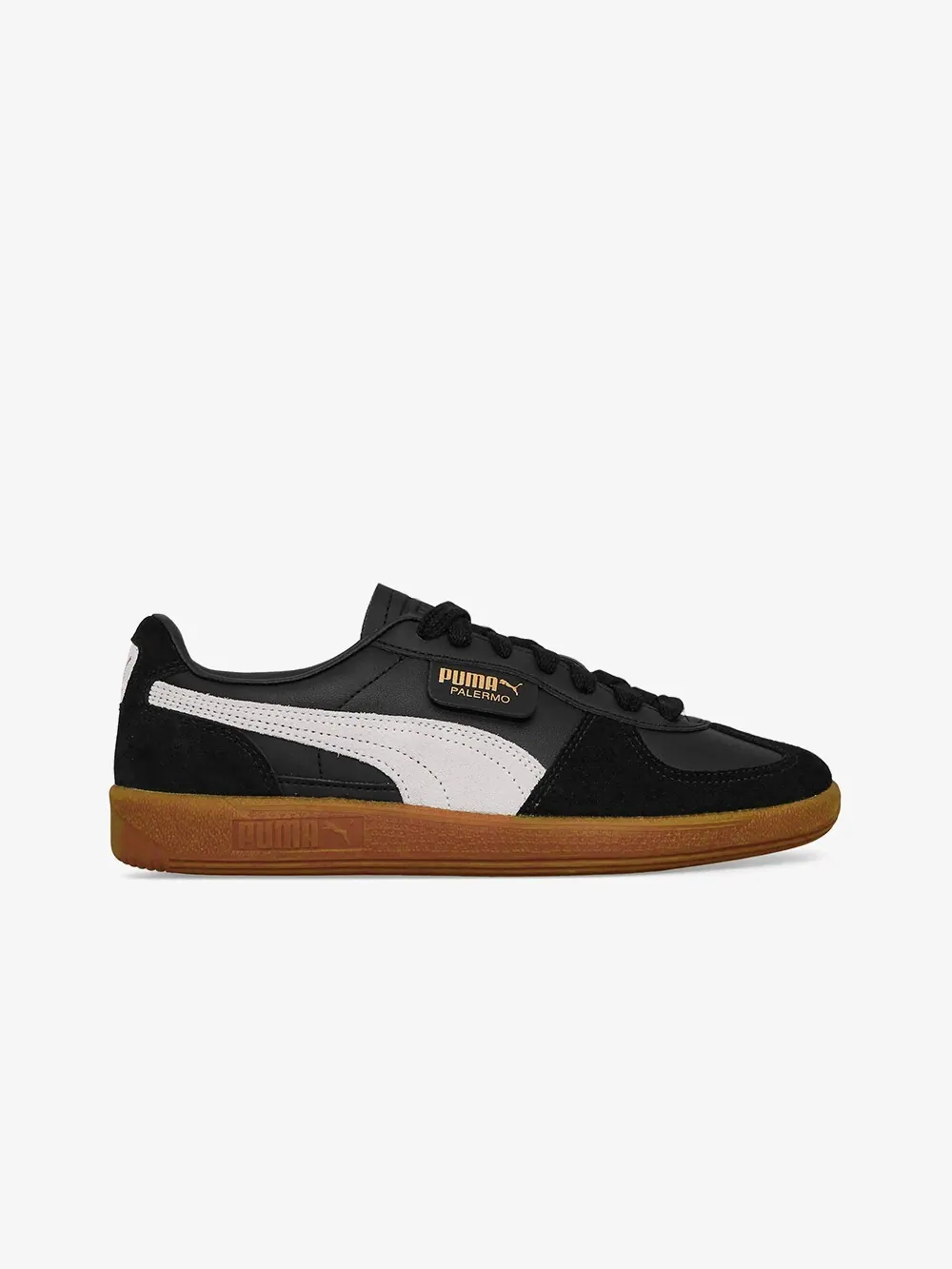 Кроссовки Puma Palermo Leather — изображение 1 из 4, черный