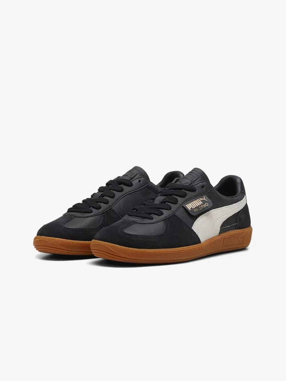 Кроссовки Puma Palermo Leather — изображение 3 из 4, черный