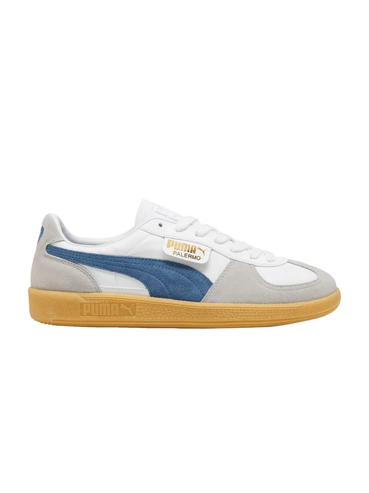 Кроссовки Palermo Leather 'White Blue Horizon Gum' — изображение 1 из 1, белый синий