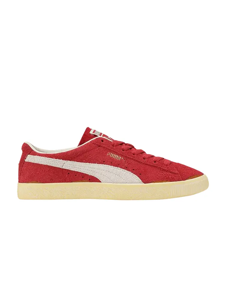 Кроссовки Puma Suede 'Warm White Club Red' — изображение 1 из 1, белый/красный