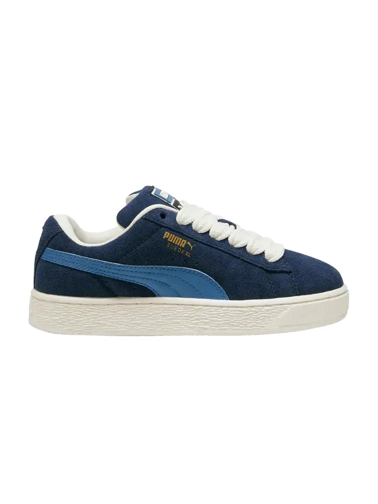 Кроссовки Puma Suede XL Big Kid Club Navy Blue Horizon — изображение 1 из 1, темно-синий синий
