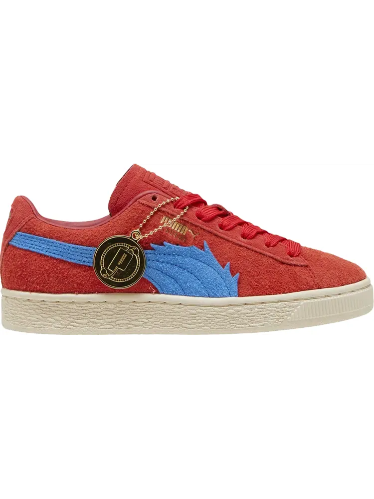 Кроссовки One Piece x Suede Big Kid 'Luffy' — изображение 1 из 1, красный