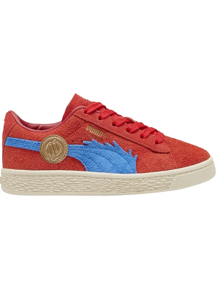 Кроссовки One Piece x Suede Little Kid 'Luffy' — изображение 1 из 1, красный