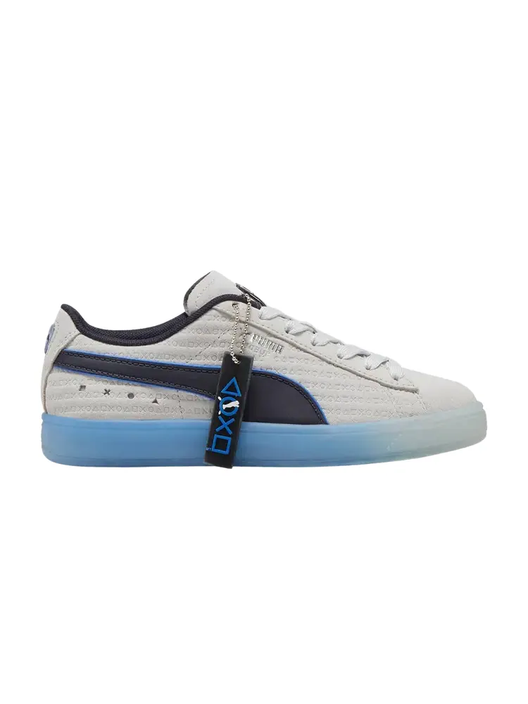 Кроссовки Puma PlayStation x Suede Big Kid — изображение 1 из 1, серый