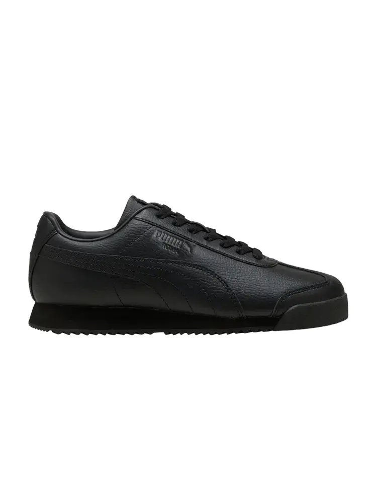 Кроссовки Puma Roma 24 'Triple Black' — изображение 1 из 1, черный/черный