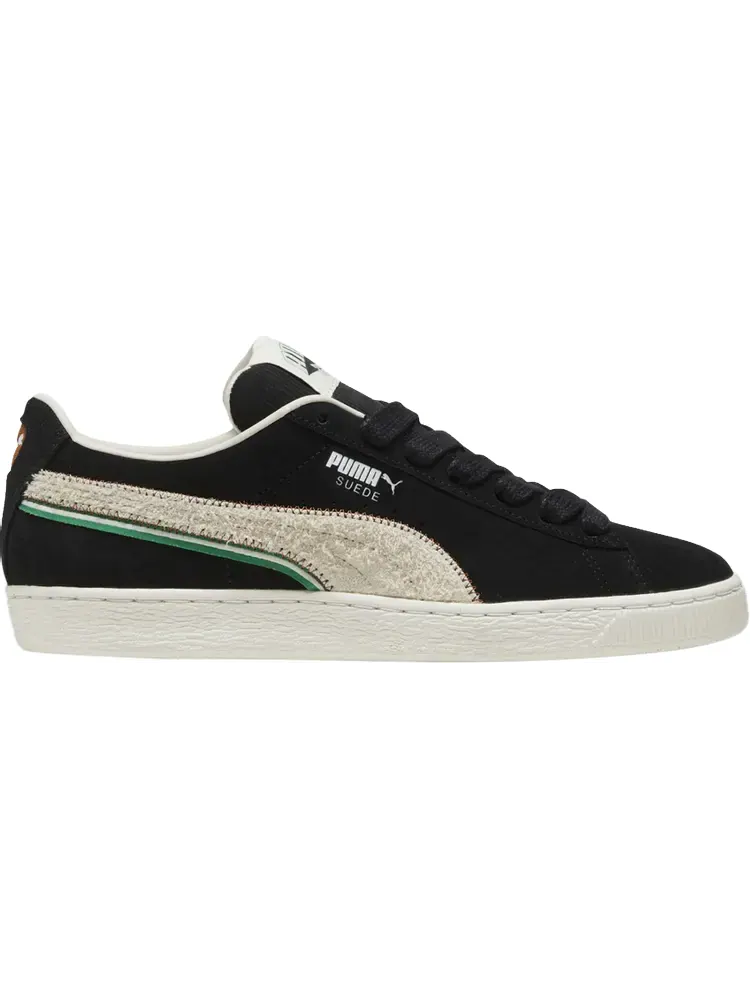 Кроссовки Suede 'For The Fanbase - Black Warm White' — изображение 1 из 1, черный