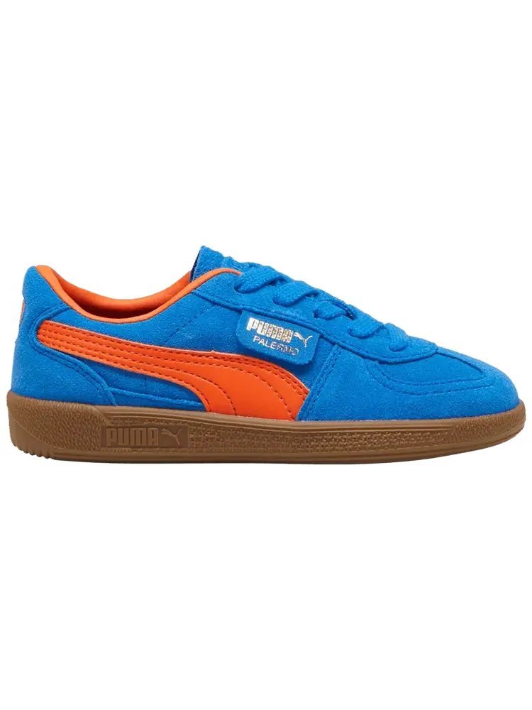Кроссовки Puma Palermo Little Kid 'Hyperlink Blue Flame Flicker' — изображение 1 из 1, синий