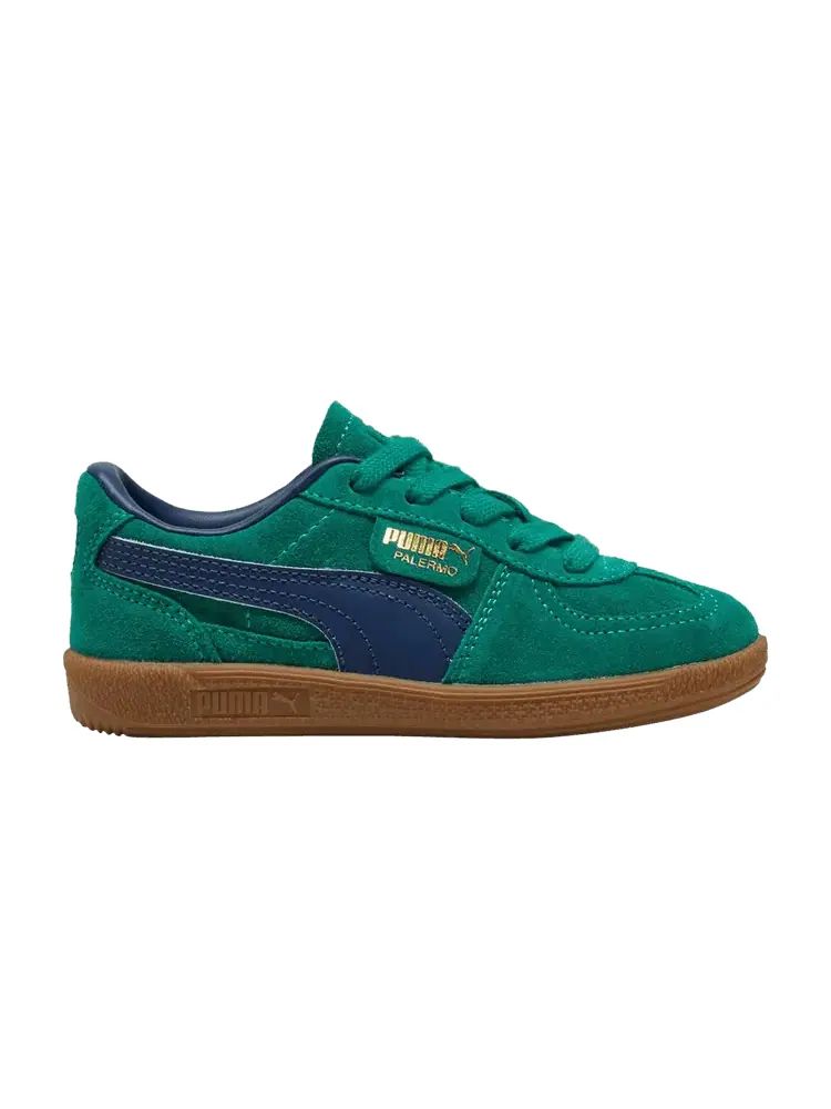 Кроссовки Puma Palermo Little Kid — изображение 1 из 1, зеленый синий