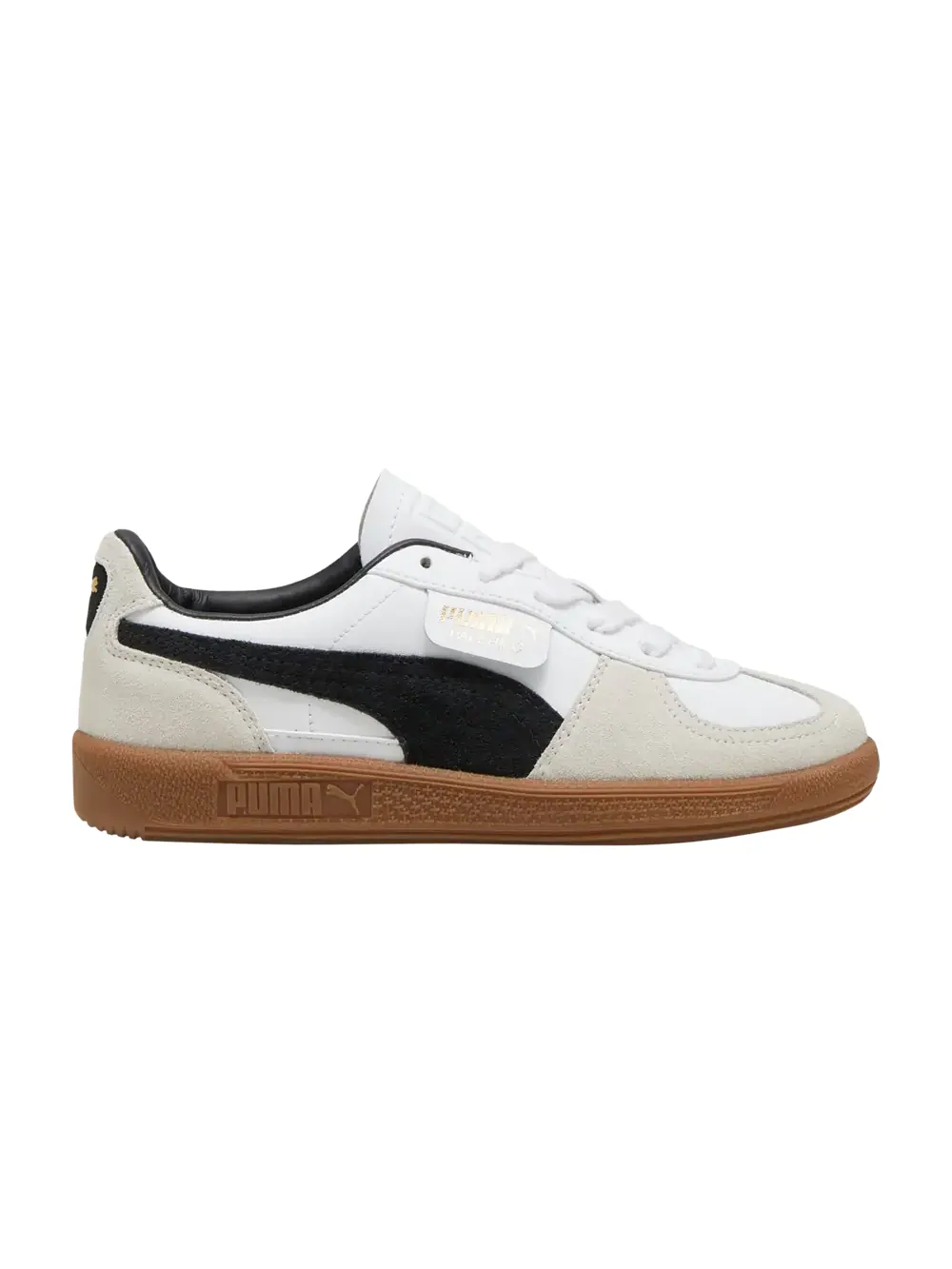 Кроссовки Palermo Leather Big Kid Puma — изображение 1 из 1, белый/серый