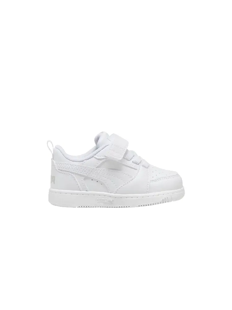 Кроссовки Puma Rebound V6 Low Toddler White Cool Light Grey — изображение 1 из 1, белый светлый серый